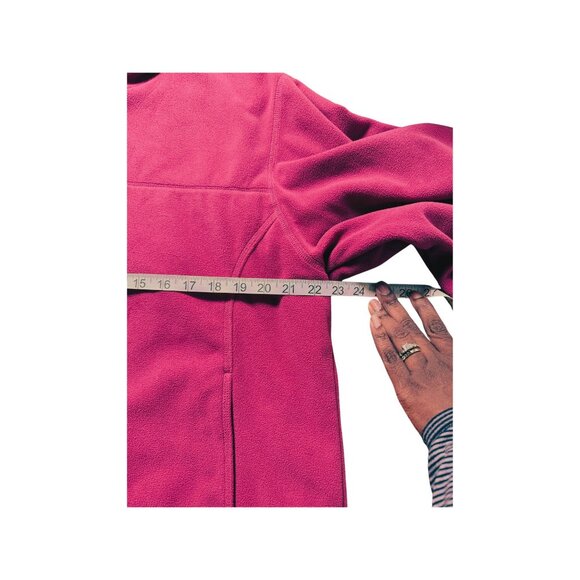 Lands End Womens Fleece Full-Zip Jacket Zippered Inner Pockets Fall Layering  XL - Picture 8 of 11